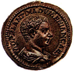 Римская монета. III век н.э