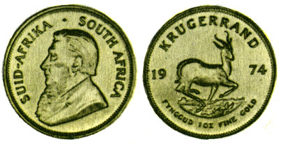 Крюгерранд - монета ЮАР